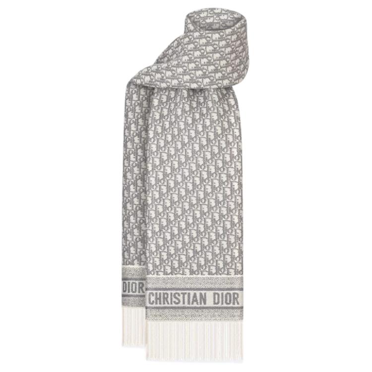 DIOR Кашемировый вискозный полиэфирный пленочный трикотажный шарф женский серый, Gray
DIOR Кашемировый вискозный полиэфирный пленочный трикотажный шарф женский серый, Gray