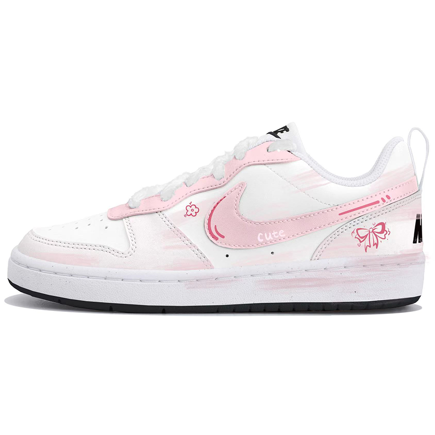 Nike Court Borough Low top детские скейтбординг кроссовки White Pink Kids'
Nike Court Borough Low top детские скейтбординг кроссовки White Pink Kids'