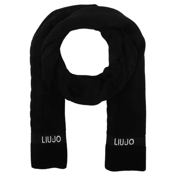 Шарф с добавлением шерсти Liu Jo, черный
Шарф с добавлением шерсти Liu Jo, черный