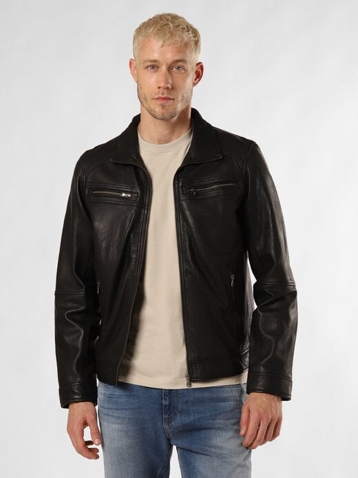 Марк кожаная куртка Nils Sundström, черный
Марк кожаная куртка Nils Sundström, черный