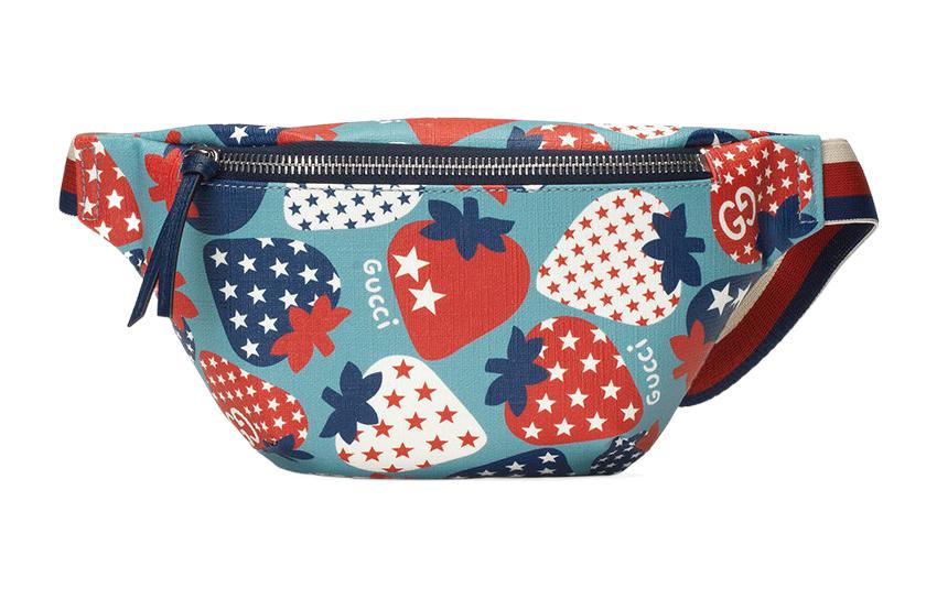 Детская поясная сумка из холста GUCCI светло-голубого и красного цветов
Детская поясная сумка из холста GUCCI светло-голубого и красного цветов