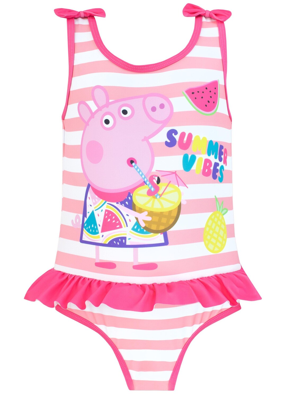 Купальник в полоску Summer Time Peppa Pig, розовый
Купальник в полоску Summer Time Peppa Pig, розовый