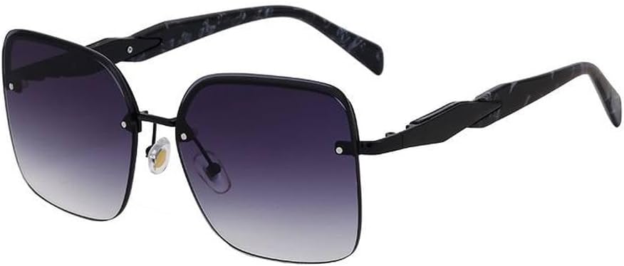 Большие солнцезащитные очки без оправы для женщин и мужчин, модные винтажные солнцезащитные очки в крупной оправе, роскошные металлические очки UV400, SUN1383 Generic, C1blackdoublegray
Большие солнцезащитные очки без оправы для женщин и мужчин, модные винтажные солнцезащитные очки в крупной оправе, роскошные металлические очки UV400, SUN1383 Generic, C1blackdoublegray