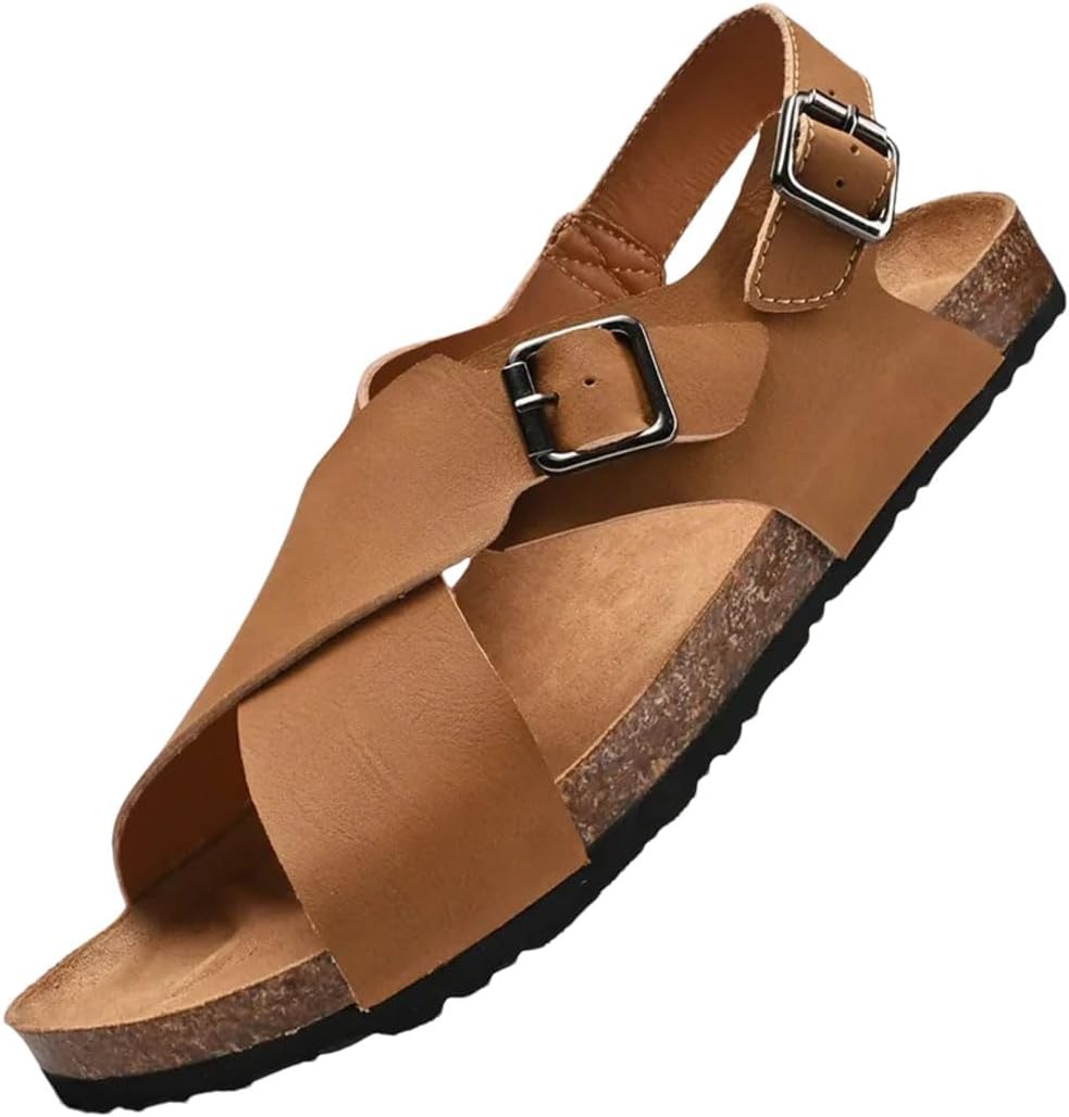 Мужские дышащие сандалии с открытым носком для прогулок на улице, легкие гладиаторские пляжные тапочки, классические кожаные сланцы без шнурков Generic, желтый
Мужские дышащие сандалии с открытым носком для прогулок на улице, легкие гладиаторские пляжные тапочки, классические кожаные сланцы без шнурков Generic, желтый