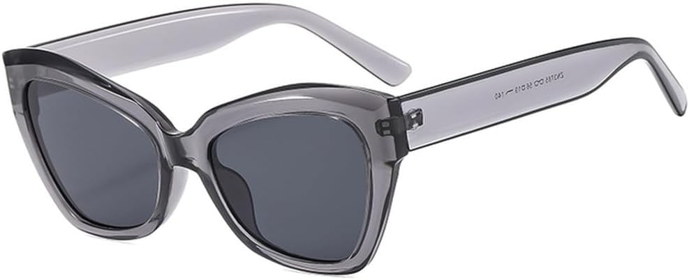 Женские солнцезащитные очки LVTFCO в толстой оправе с защитой от УФ-излучения. Модные женские очки в форме «кошачий глаз» с ацетатной оправой. Стильные солнцезащитные очки, Clear Grey
Женские солнцезащитные очки LVTFCO в толстой оправе с защитой от УФ-излучения. Модные женские очки в форме «кошачий глаз» с ацетатной оправой. Стильные солнцезащитные очки, Clear Grey