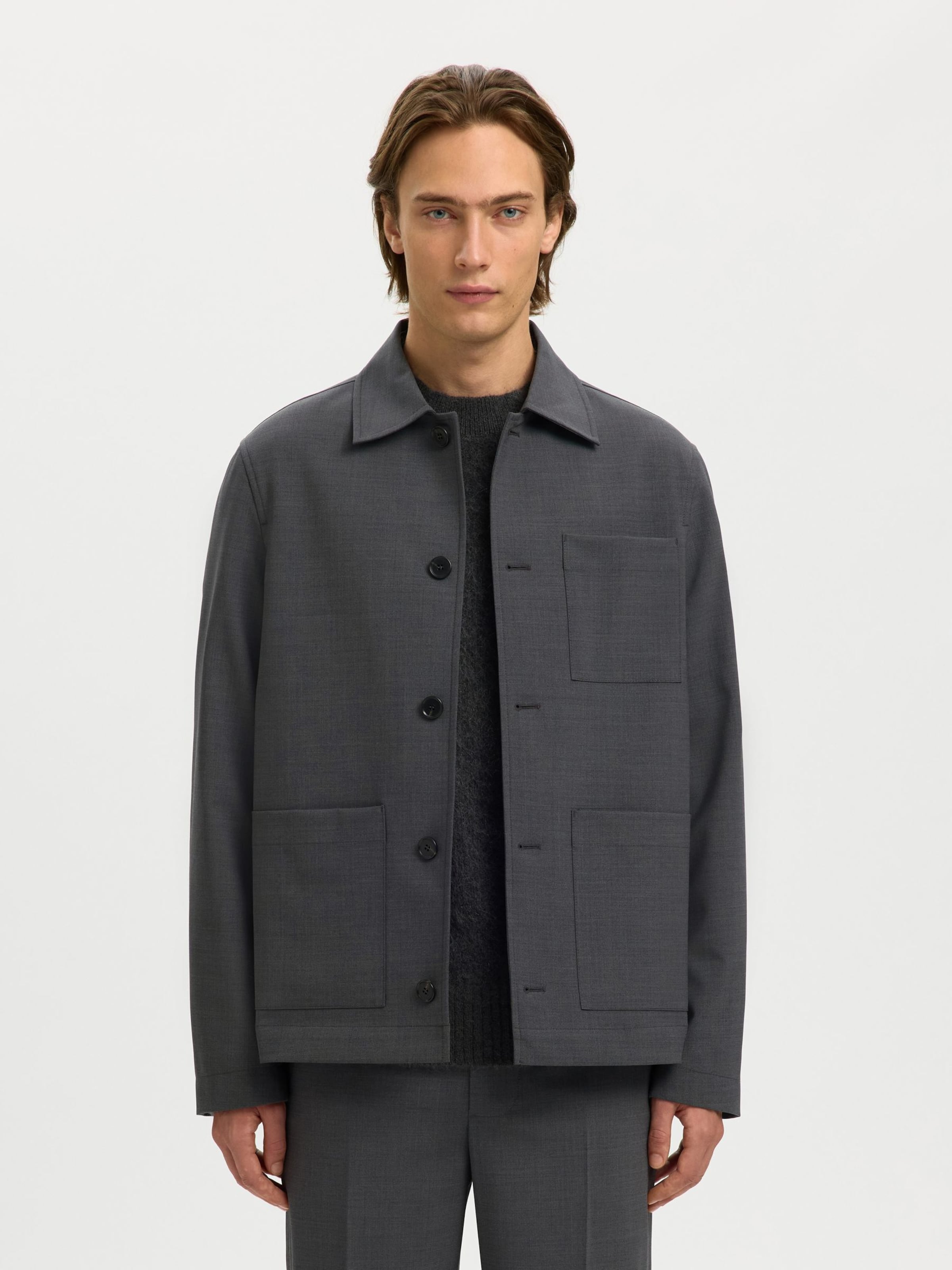 SELECTED Куртка-пиджак Comfort fit в цвете Graphite
SELECTED Куртка-пиджак Comfort fit в цвете Graphite