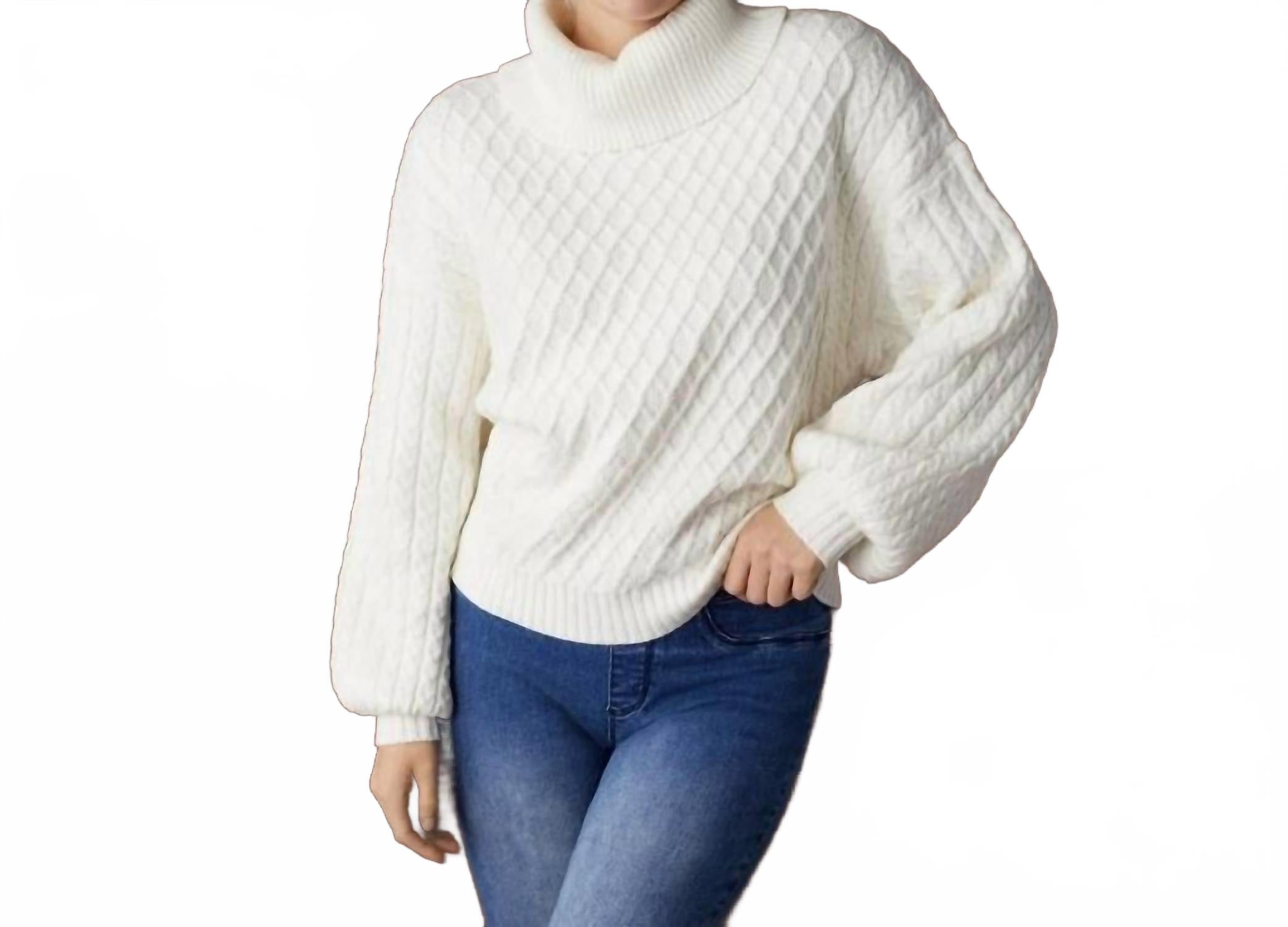 Марен вязаный свитер с высоким воротником в кремовом цвете COCO + CARMEN
Марен вязаный свитер с высоким воротником в кремовом цвете COCO + CARMEN