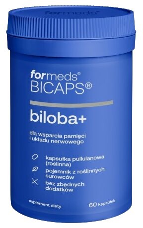 BICAPS BILOBA+, ForMeds - НОВАЯ УПАКОВКА Inna Marka
BICAPS BILOBA+, ForMeds - НОВАЯ УПАКОВКА Inna Marka