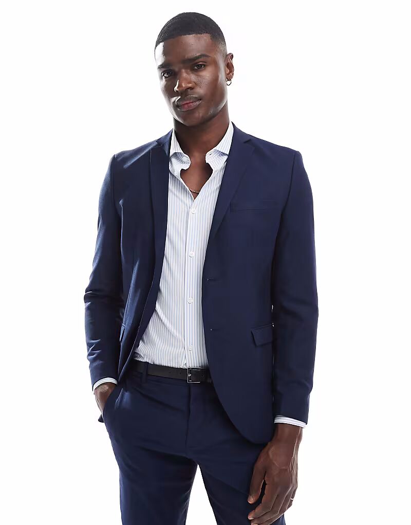 Пиджак Jack & Jones super slim темно-синего цвета
Пиджак Jack & Jones super slim темно-синего цвета