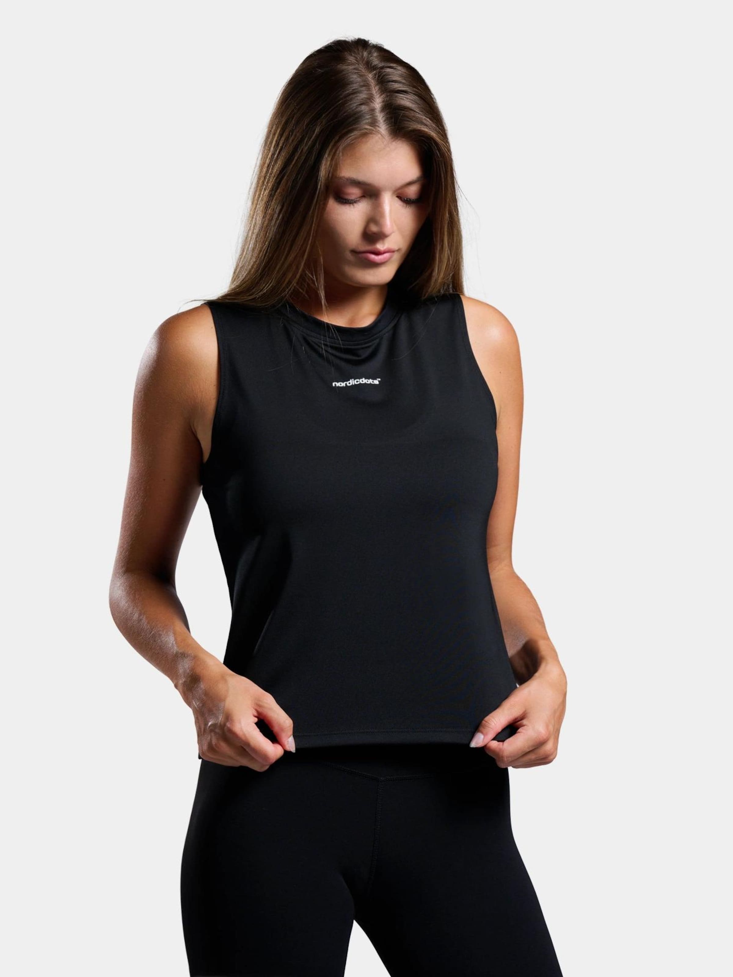 Nordicdots Спортивный топ 'Elegance' в черном цвете
Nordicdots Спортивный топ 'Elegance' в черном цвете