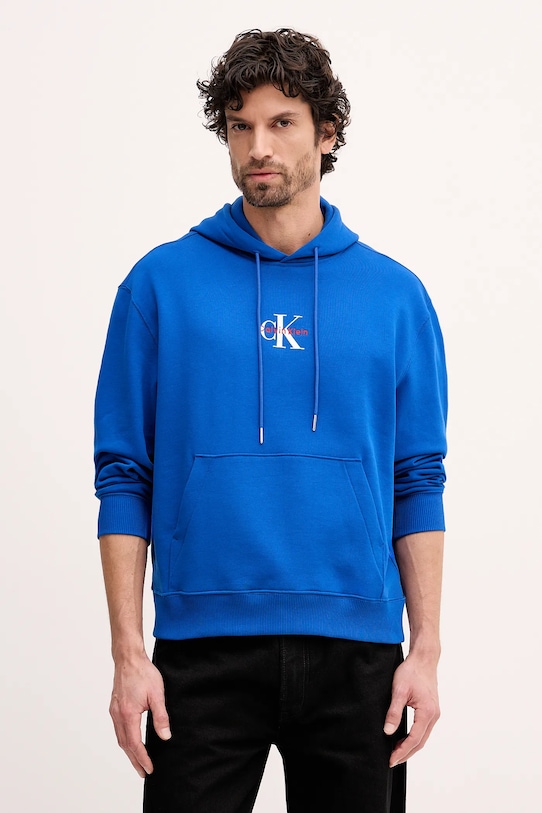 Хлопковая толстовка Calvin Klein Jeans, синий
Хлопковая толстовка Calvin Klein Jeans, синий