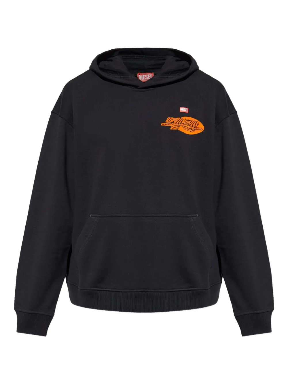 Толстовка с принтом и капюшоном DIESEL, черный
Толстовка с принтом и капюшоном DIESEL, черный