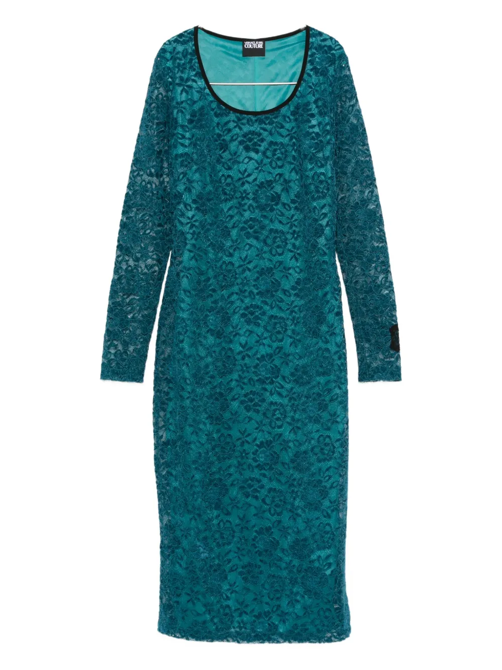 Кружевное платье миди с длинными рукавами Versace Jeans Couture, синий
Кружевное платье миди с длинными рукавами Versace Jeans Couture, синий