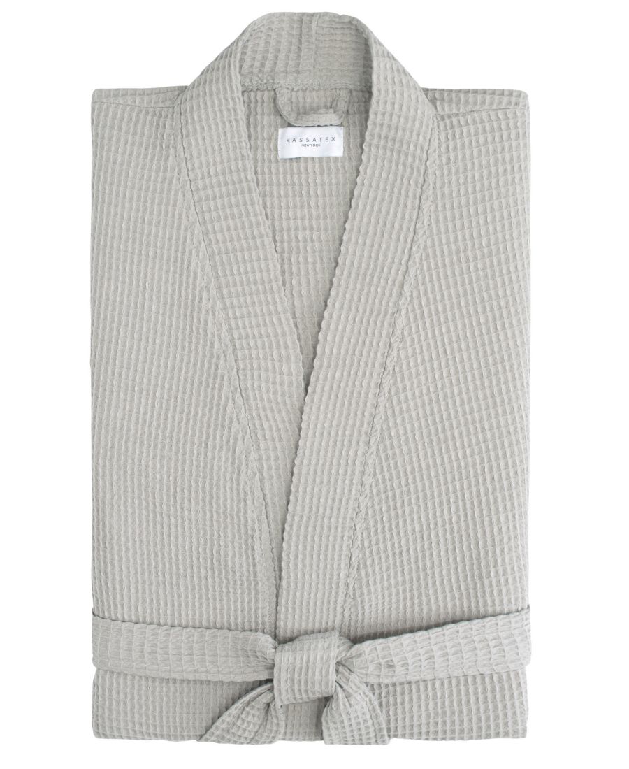 Халат из 100% хлопка, свободный крой, сотовая структура Cassadecor, серый
Халат из 100% хлопка, свободный крой, сотовая структура Cassadecor, серый