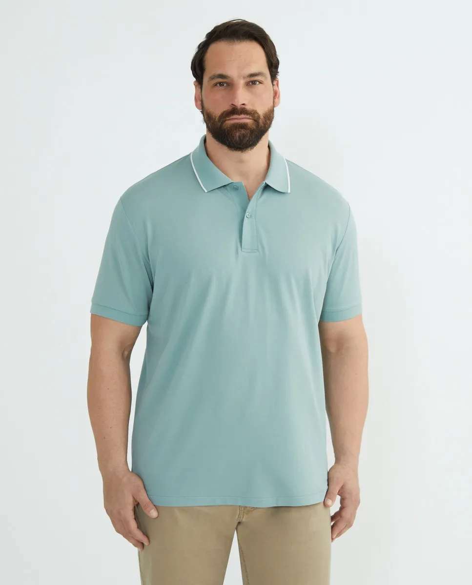 Мужская рубашка-поло Coolmax, большие размеры, короткие рукава, однотонная Dustin, цвет Verde Agua
Мужская рубашка-поло Coolmax, большие размеры, короткие рукава, однотонная Dustin, цвет Verde Agua