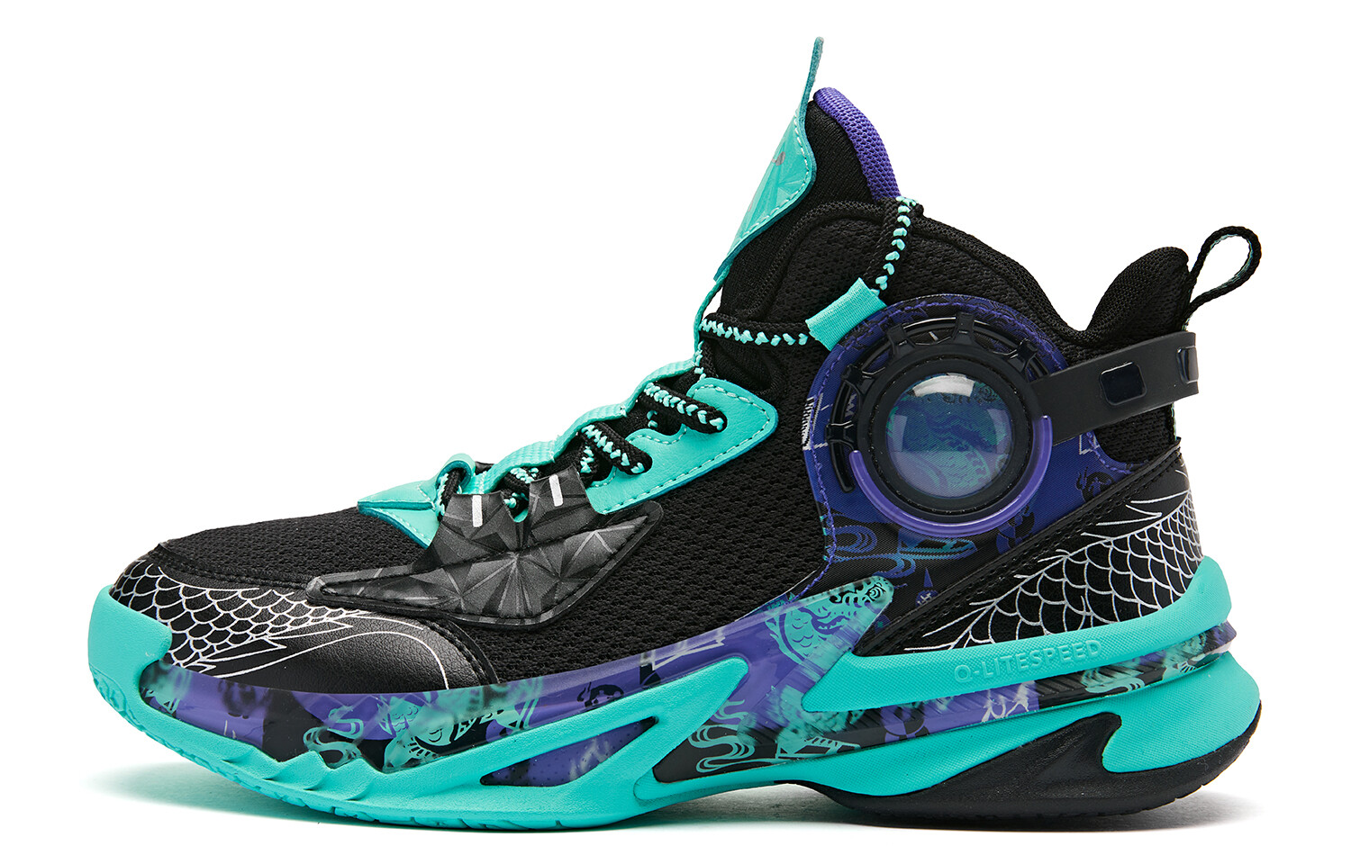 Детские баскетбольные кроссовки GS Mid-top Black/Spring River Green Qiaodan, черный
Детские баскетбольные кроссовки GS Mid-top Black/Spring River Green Qiaodan, черный