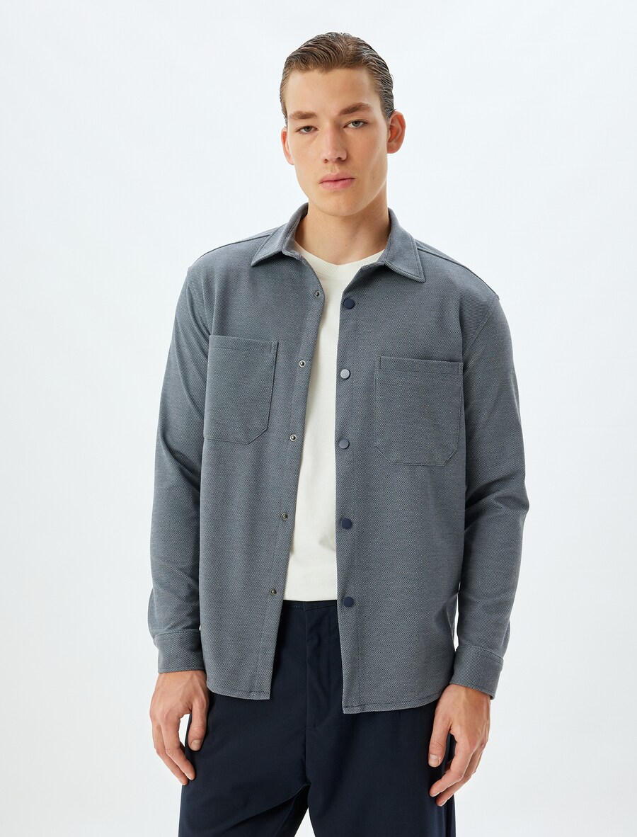 Рубашка обычного кроя на пуговицах Koton, темно-синий
Рубашка обычного кроя на пуговицах Koton, темно-синий