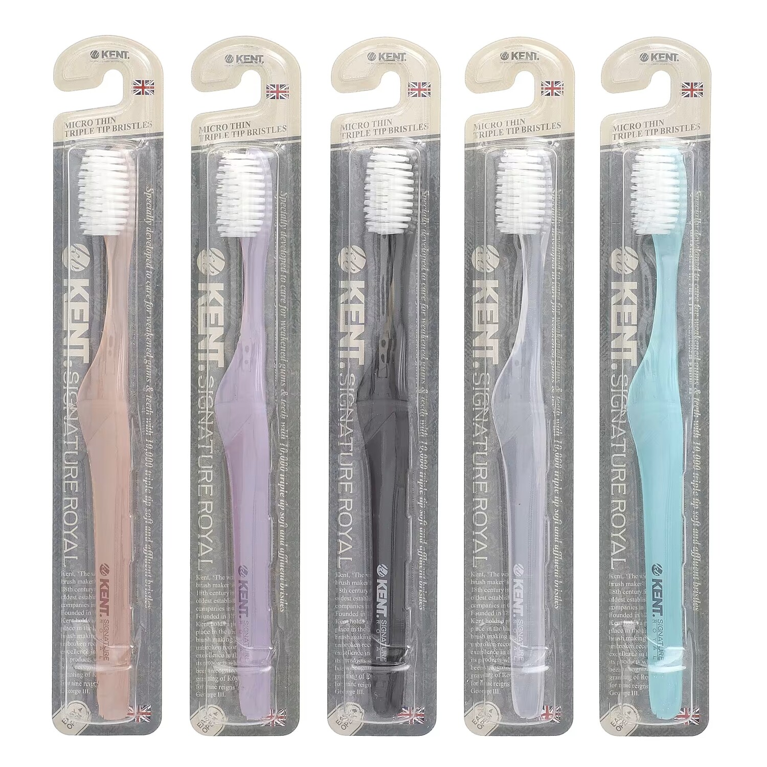Зубная щетка Kent Signature Royal White Edition ультрамягкая, 5 штук
Зубная щетка Kent Signature Royal White Edition ультрамягкая, 5 штук