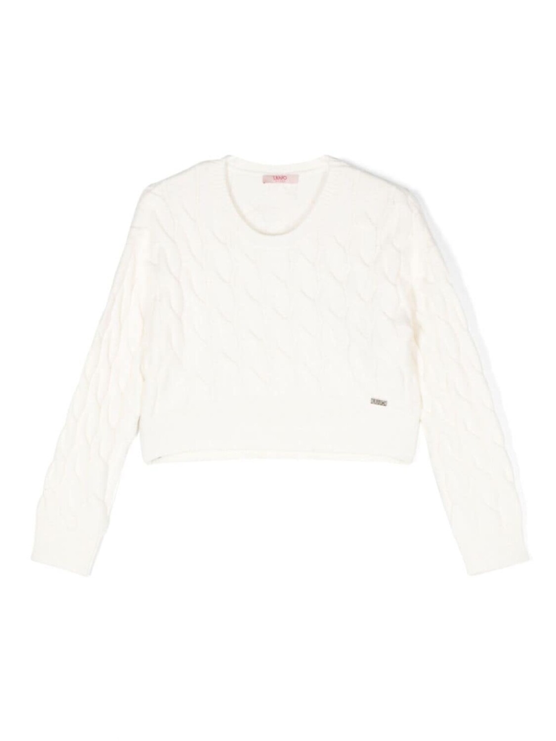 Liu Jo Kids джемпер с косой вязкой, белый
Liu Jo Kids джемпер с косой вязкой, белый