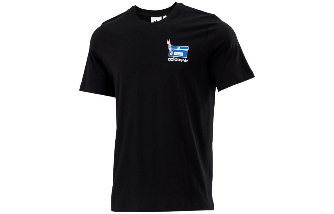 Футболка мужская черная Adidas, черный 
Футболка мужская черная Adidas, черный