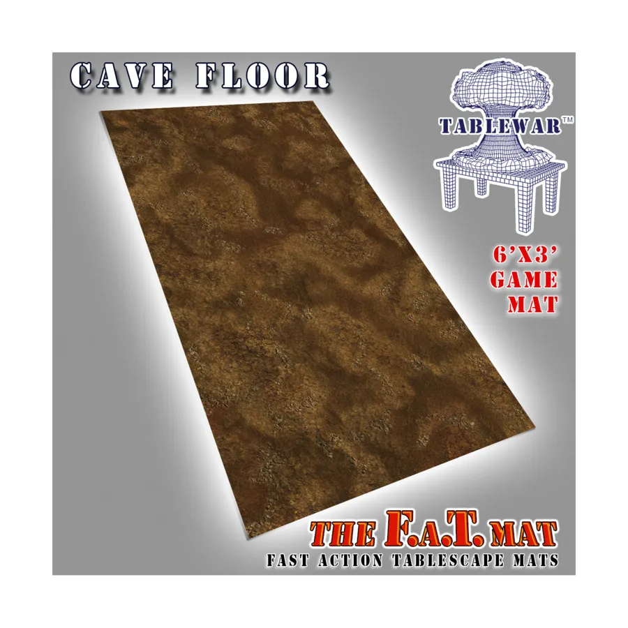 6 футов х 3 дюйма — пол пещеры, F.A.T. Mats - 6' x 3' (Tablewar)
6 футов х 3 дюйма — пол пещеры, F.A.T. Mats - 6' x 3' (Tablewar)