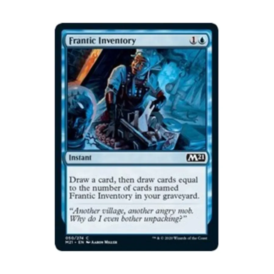 CCG Неистовый инвентарь (С), MTG - Core Set 2021 
CCG Неистовый инвентарь (С), MTG - Core Set 2021