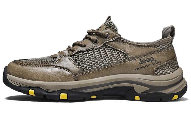 Кроссовки мужские с низким верхом цвета хаки Jeep 
Кроссовки мужские с низким верхом цвета хаки Jeep