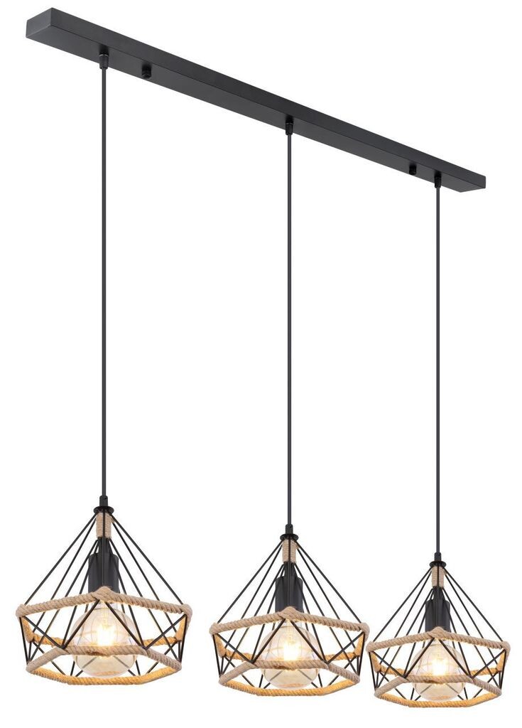 Подвесной светильник Globo Lighting металлический черный матовый, коричневый, черный металлик, кабель ПВХ черный, ДхШхВ: 1000х250х1200мм, без 3x E27 40Вт 230В
Подвесной светильник Globo Lighting металлический черный матовый, коричневый, черный металлик, кабель ПВХ черный, ДхШхВ: 1000х250х1200мм, без 3x E27 40Вт 230В