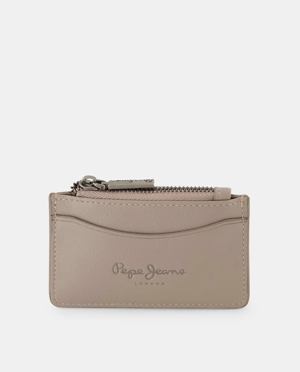 Женский кошелек с деталями в виде ремешка и подвески, с классическим логотипом Pepe Jeans, серый
Женский кошелек с деталями в виде ремешка и подвески, с классическим логотипом Pepe Jeans, серый