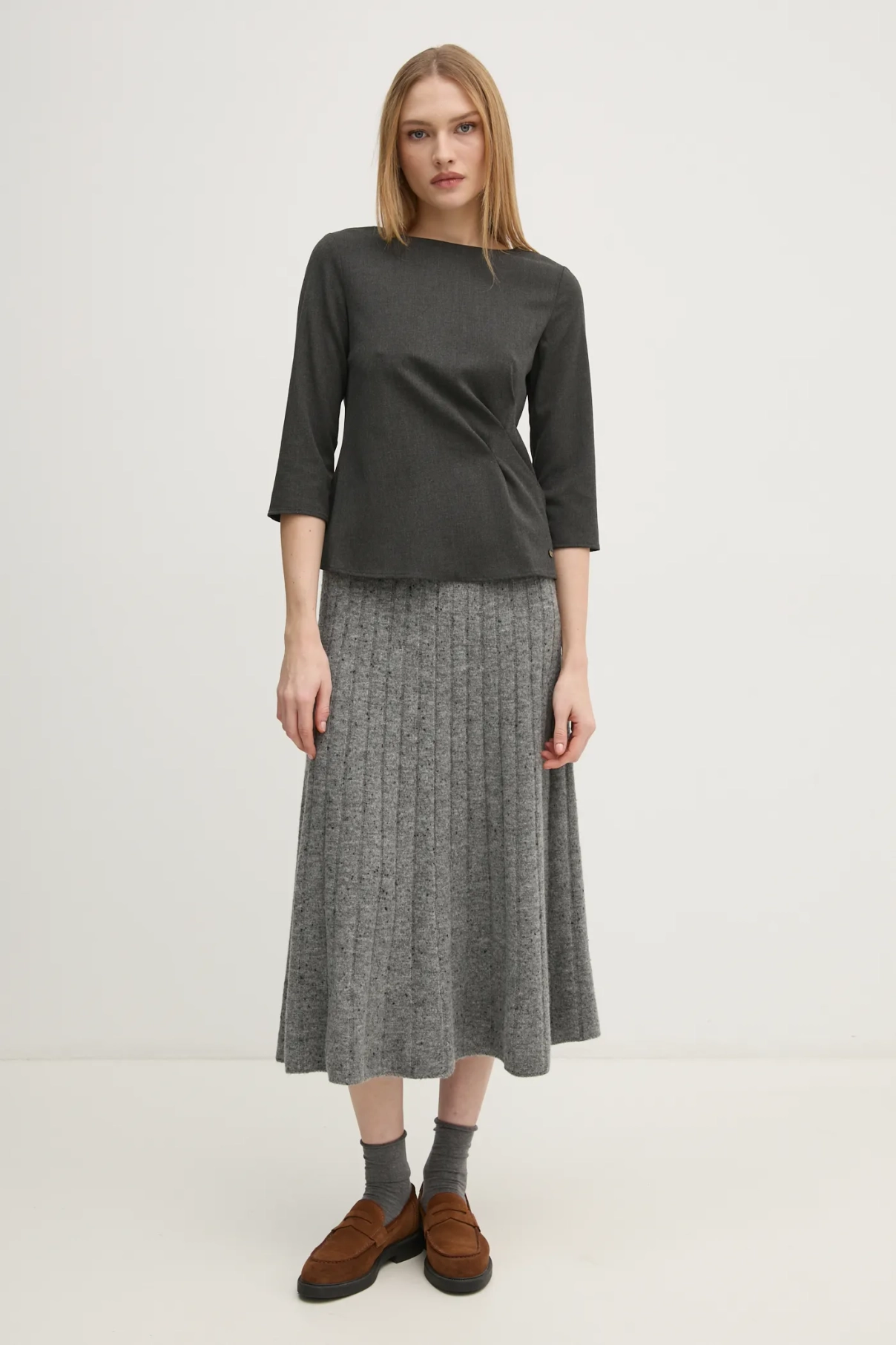 Юбка с добавлением шерсти Pedro del Hierro, серый
Юбка с добавлением шерсти Pedro del Hierro, серый