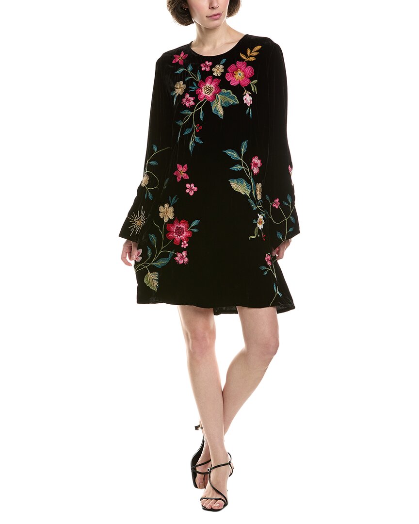 Джонни Вас Платье-маятник с рукавом-кимоно из смесового шелка Johnny Was, черный
Джонни Вас Платье-маятник с рукавом-кимоно из смесового шелка Johnny Was, черный