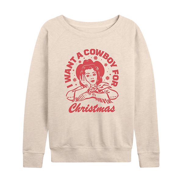 Женская футболка с длинным рукавом и новогодним принтом i want a cowboy for christmas Licensed Character
Женская футболка с длинным рукавом и новогодним принтом i want a cowboy for christmas Licensed Character