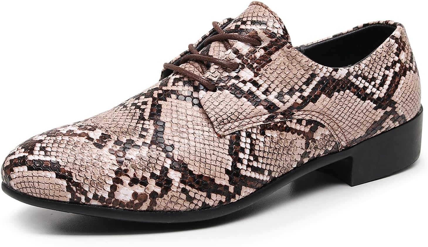 Мужские оксфорды из кожи с тиснением под змею с шнуровкой, черно-белые туфли Dacnakby
Мужские оксфорды из кожи с тиснением под змею с шнуровкой, черно-белые туфли Dacnakby