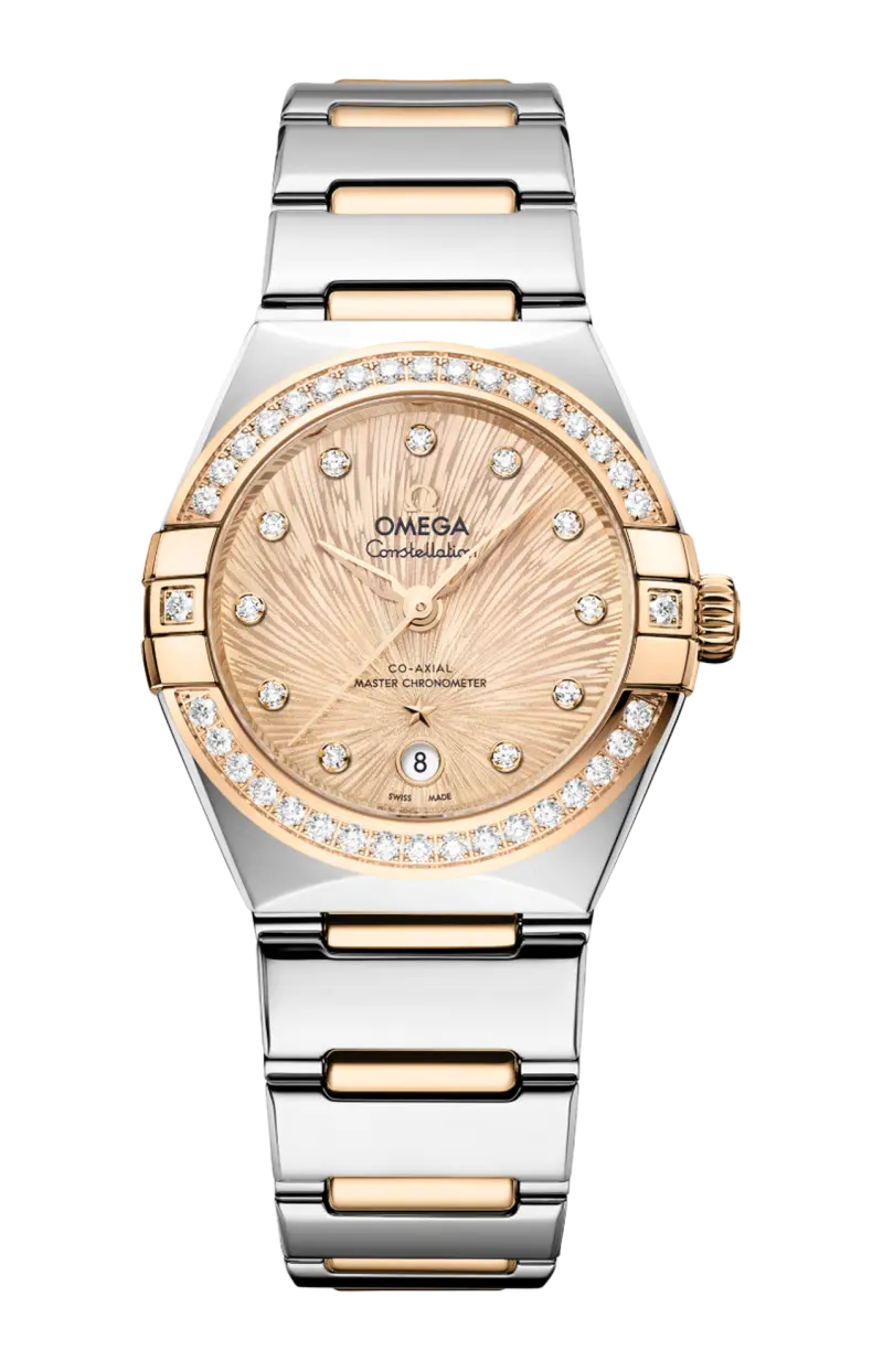 Constellation 29 мм, из нержавеющей стали и золота moonshine на браслете из нержавеющей стали и золота moonshine - 131.25.29.20.58.002 OMEGA
Constellation 29 мм, из нержавеющей стали и золота moonshine на браслете из нержавеющей стали и золота moonshine - 131.25.29.20.58.002 OMEGA