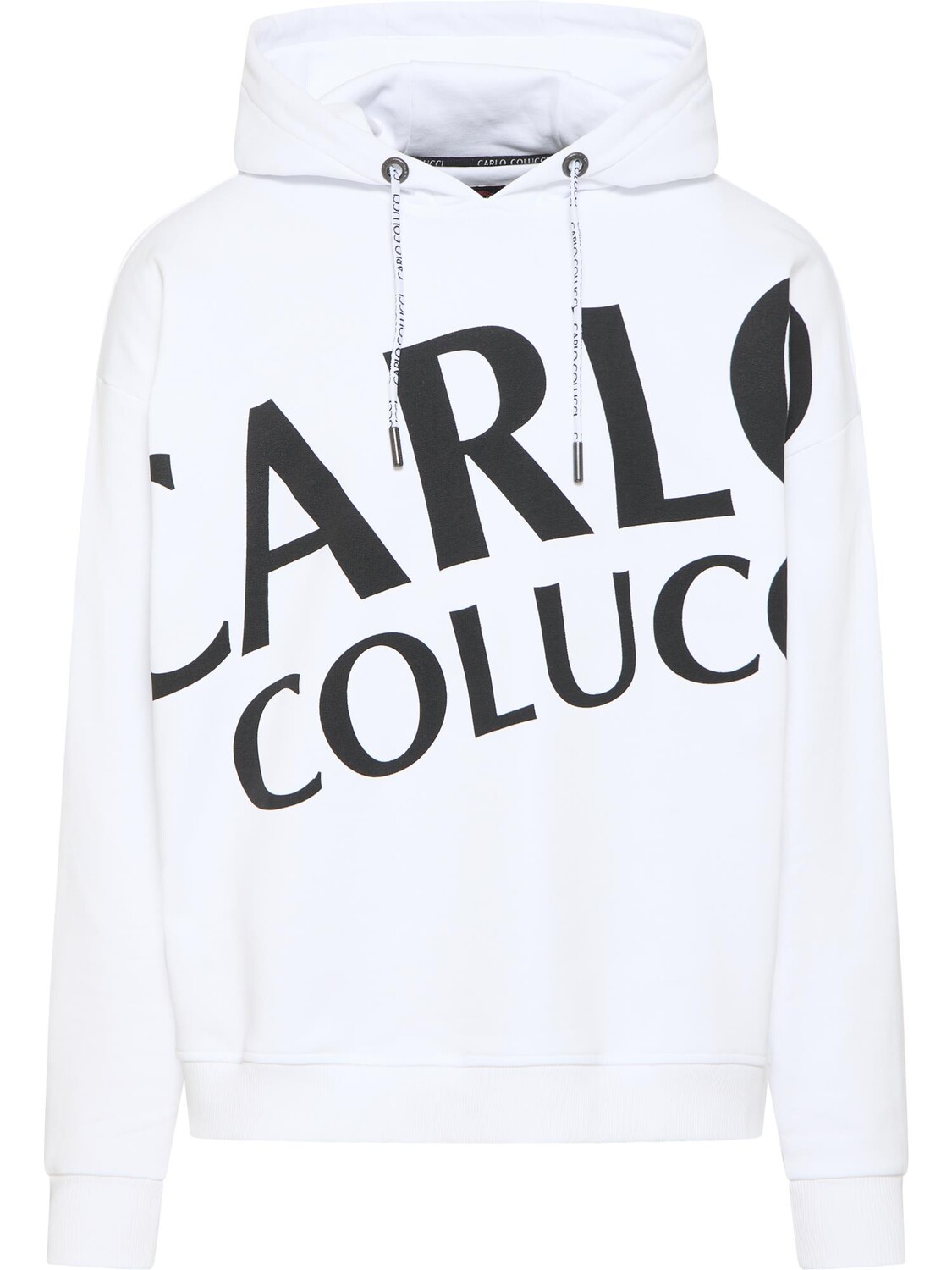 Толстовка Carlo Colucci Hoodie ohne Reißverschluss Davoodi, белый 
Толстовка Carlo Colucci Hoodie ohne Reißverschluss Davoodi, белый