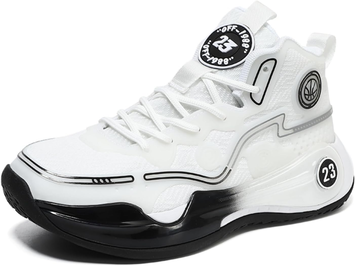 Мужские флуоресцентные дышащие сетчатые баскетбольные кроссовки на шнуровке, модные высокие нескользящие кеды для тенниса, бега трусцой, ходьбы Boaobaihuo, белый
Мужские флуоресцентные дышащие сетчатые баскетбольные кроссовки на шнуровке, модные высокие нескользящие кеды для тенниса, бега трусцой, ходьбы Boaobaihuo, белый
