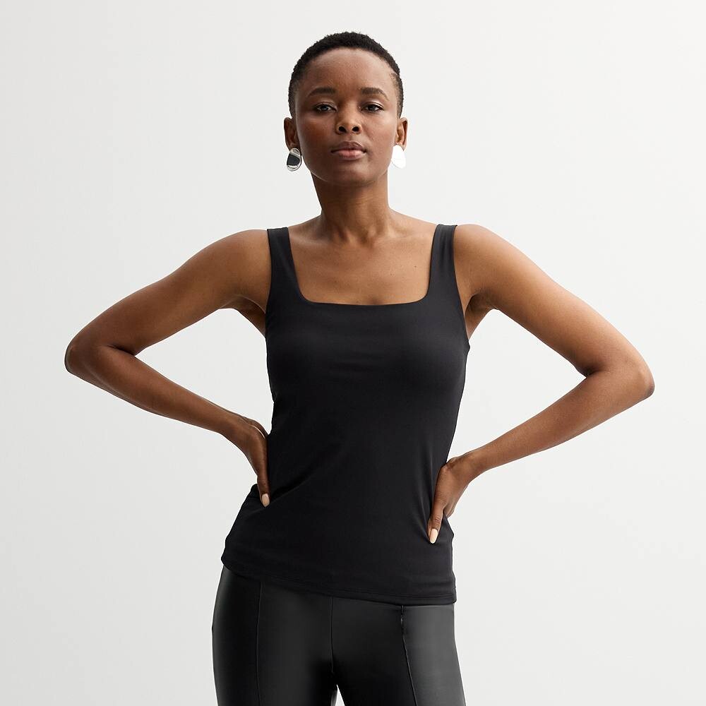 Женская майка Nine West Sculpt с квадратным вырезом, цвет Mineral Black
Женская майка Nine West Sculpt с квадратным вырезом, цвет Mineral Black