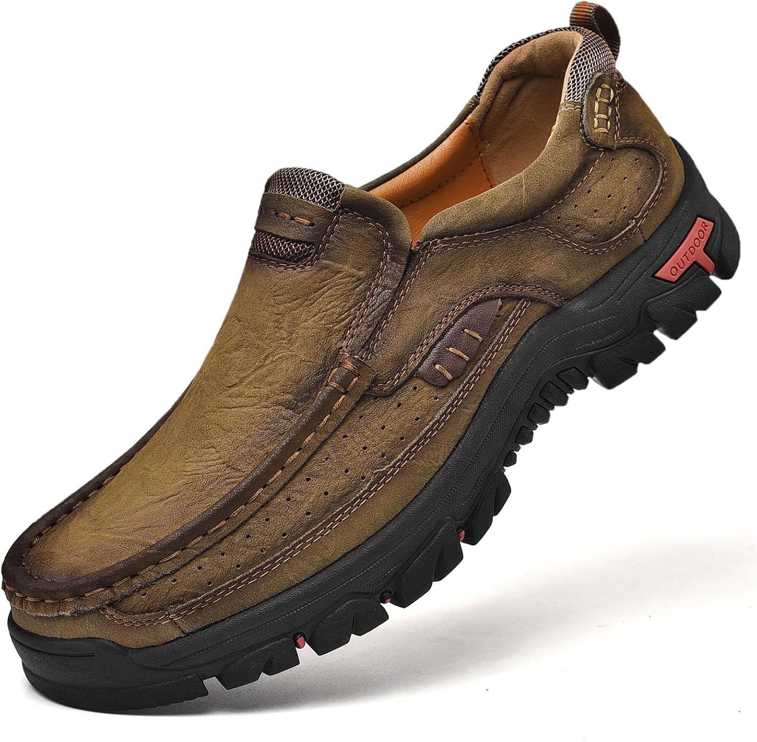 Мужские кожаные слипоны, повседневные лоферы, классические дышащие противоскользящие походные туфли, удобные ручной работы, прогулок и офисной работы Wdczya, хаки
Мужские кожаные слипоны, повседневные лоферы, классические дышащие противоскользящие походные туфли, удобные ручной работы, прогулок и офисной работы Wdczya, хаки