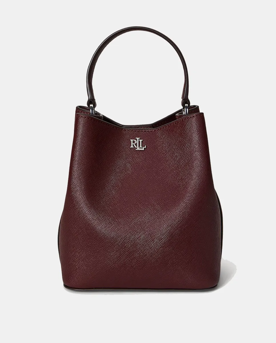 Маленькая кожаная сумка-ведро Reese Lauren Ralph Lauren, гранатовый
Маленькая кожаная сумка-ведро Reese Lauren Ralph Lauren, гранатовый