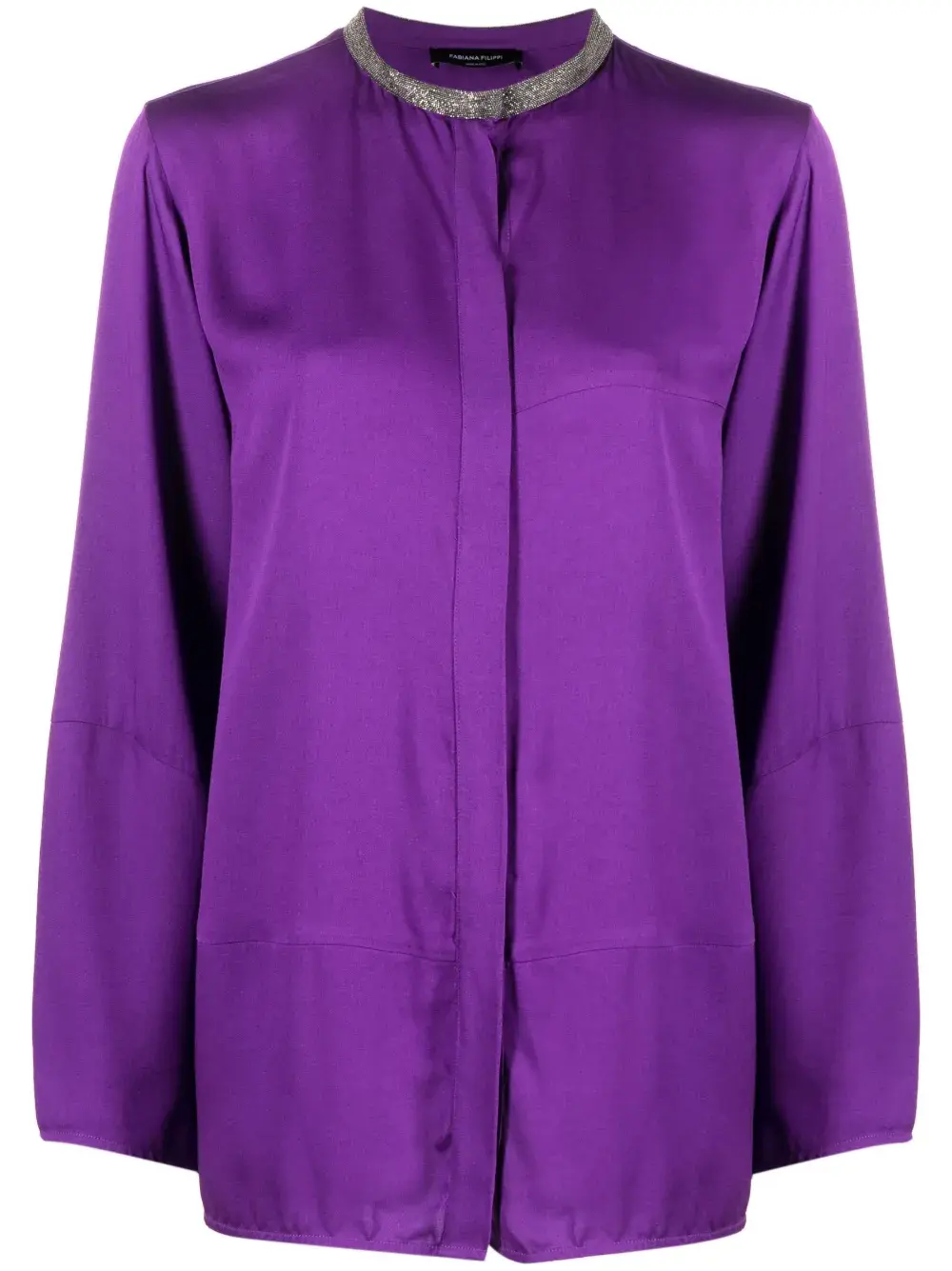 Рубашка со стразами Fabiana Filippi, фиолетовый
Рубашка со стразами Fabiana Filippi, фиолетовый