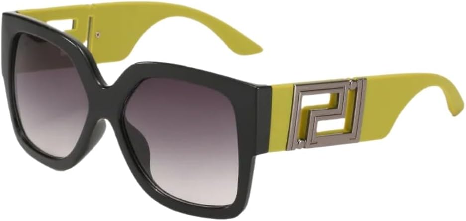 Солнцезащитные очки для мужчин и женщин, винтажные, большие, модные, квадратные, с градиентным переходом цвета, стильные, с защитой от УФ-излучения UV400 UJNHGQ, Yellow
Солнцезащитные очки для мужчин и женщин, винтажные, большие, модные, квадратные, с градиентным переходом цвета, стильные, с защитой от УФ-излучения UV400 UJNHGQ, Yellow