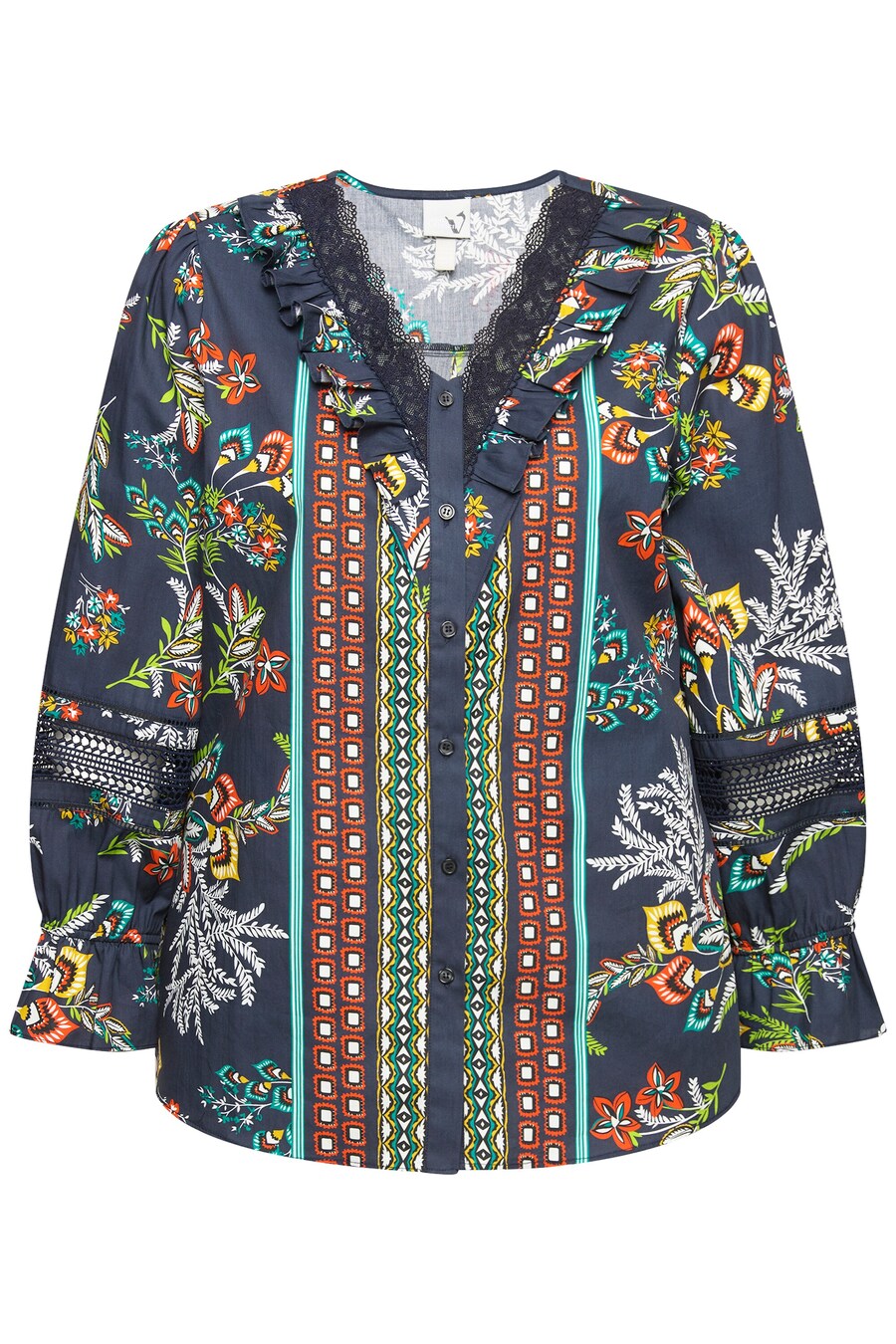 Блуза Ulla Popken, темно-синий/бирюзовый
Блуза Ulla Popken, темно-синий/бирюзовый