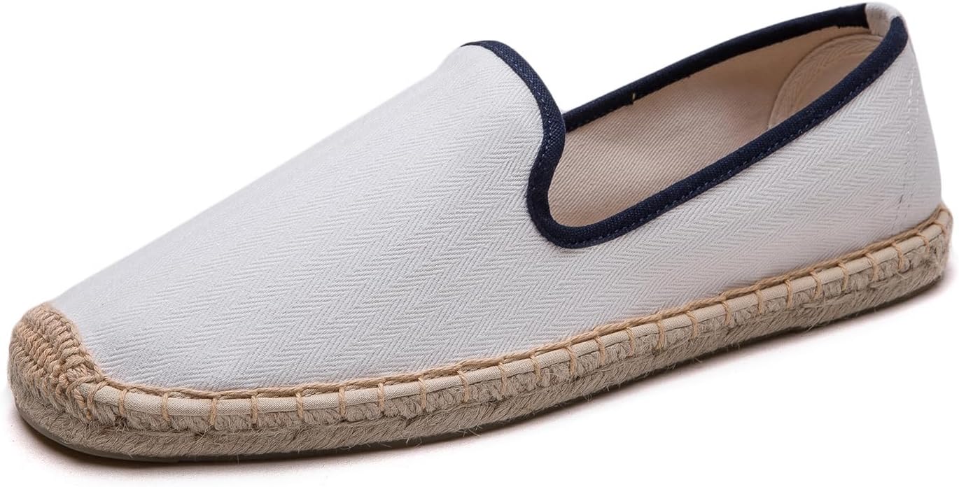 Мужские повседневные и удобные льняные веганские холщовые туфли, мужские лоферы, с противоскользящей подошвой, подходящие для любого случая летом, весной и осенью Eobzunu, белый
Мужские повседневные и удобные льняные веганские холщовые туфли, мужские лоферы, с противоскользящей подошвой, подходящие для любого случая летом, весной и осенью Eobzunu, белый