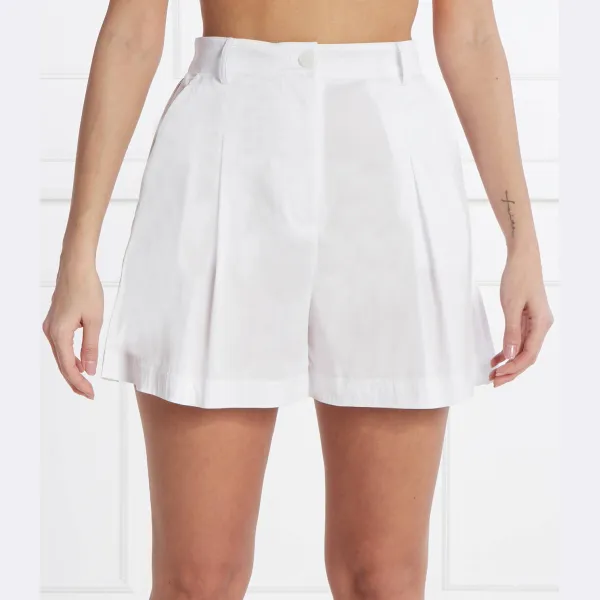 Шорты стандартного кроя высокая талия Patrizia Pepe, белый
Шорты стандартного кроя высокая талия Patrizia Pepe, белый