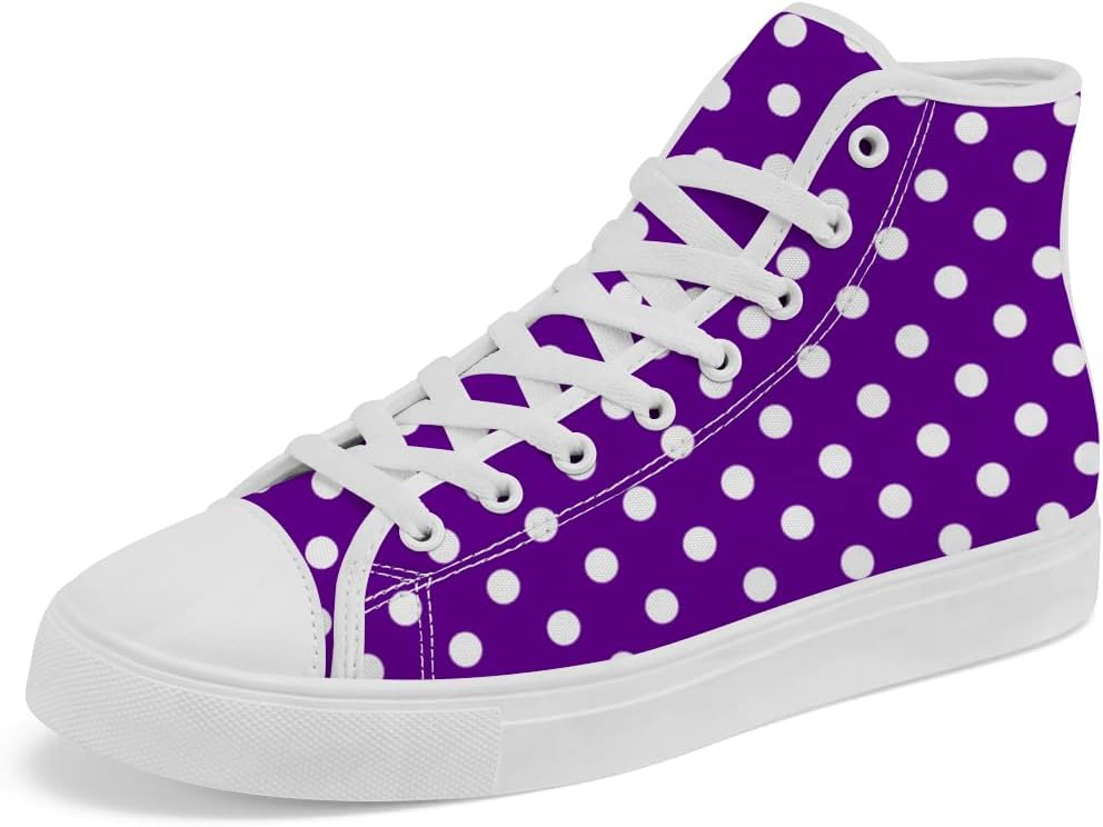 Кеды на высокой подошве с узором в горох chebing, высокие кроссовки с шнуровкой, повседневная обувь, подарок для мужчин и женщин, пурпурный
Кеды на высокой подошве с узором в горох chebing, высокие кроссовки с шнуровкой, повседневная обувь, подарок для мужчин и женщин, пурпурный