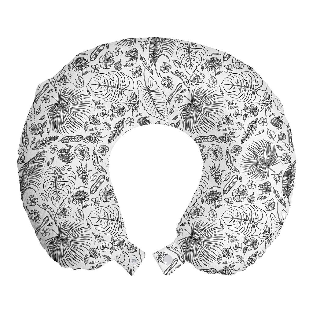 ABAKUHAUS Philodendron Дорожная подушка для поддержки шеи, Outline Tropic Foliage, пенопластовые дорожные принадлежности для самолета и автомобиля, 30x30 см, угольно-серый и белый
ABAKUHAUS Philodendron Дорожная подушка для поддержки шеи, Outline Tropic Foliage, пенопластовые дорожные принадлежности для самолета и автомобиля, 30x30 см, угольно-серый и белый