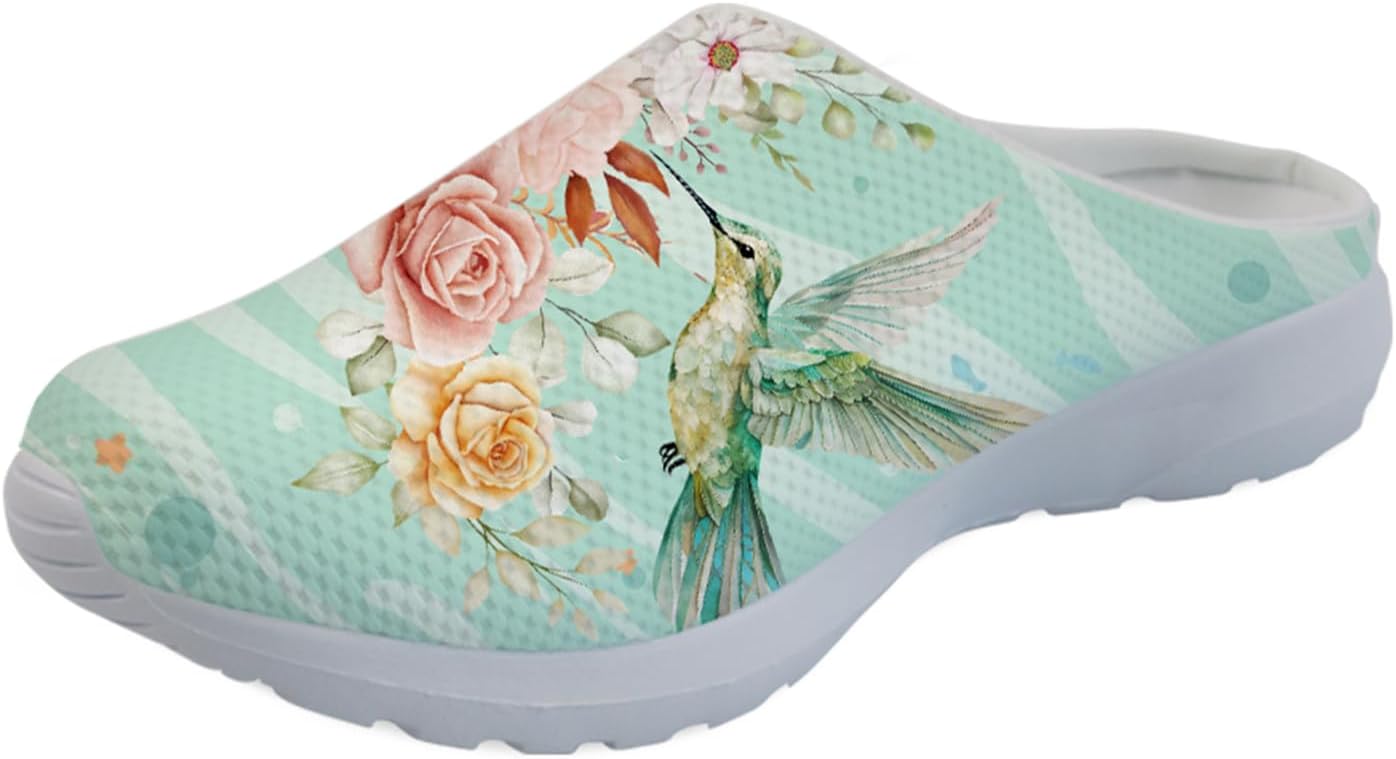 Кроссовки-сабо Forchrinse Blue Hibiscus для женщин с сетчатой верхней частью, легкие и дышащие, для прогулок, зеленый
Кроссовки-сабо Forchrinse Blue Hibiscus для женщин с сетчатой верхней частью, легкие и дышащие, для прогулок, зеленый