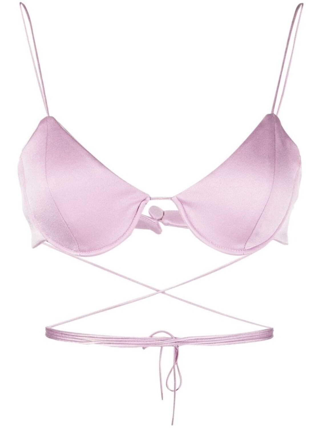 Alex Perry бюстгальтер-бралетт с завязками, фиолетовый
Alex Perry бюстгальтер-бралетт с завязками, фиолетовый