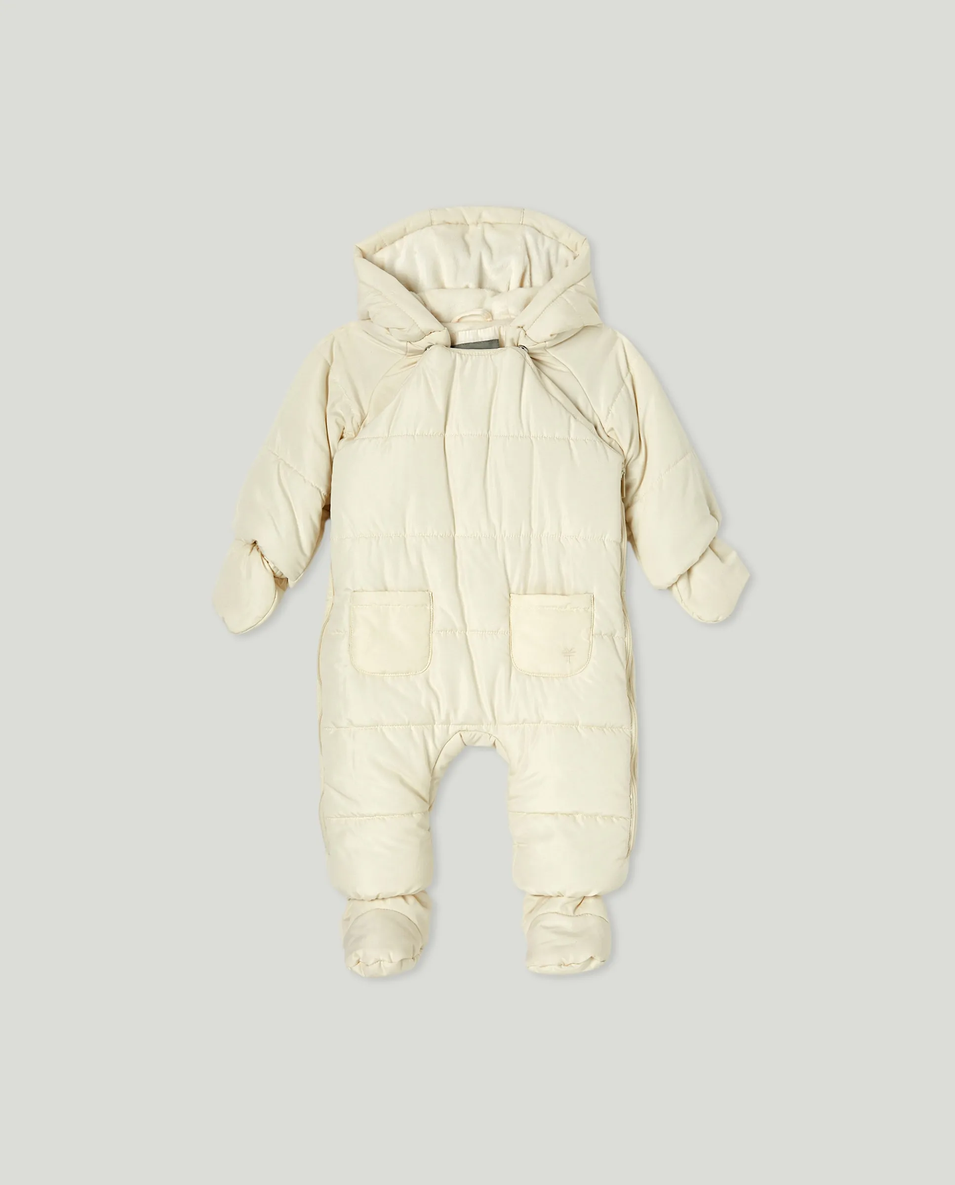 Детский комбинезон из микрофибры с ножками и рукавами, с карманами Coconut El Corte Inglés, пастельно-розовый 
Детский комбинезон из микрофибры с ножками и рукавами, с карманами Coconut El Corte Inglés, пастельно-розовый