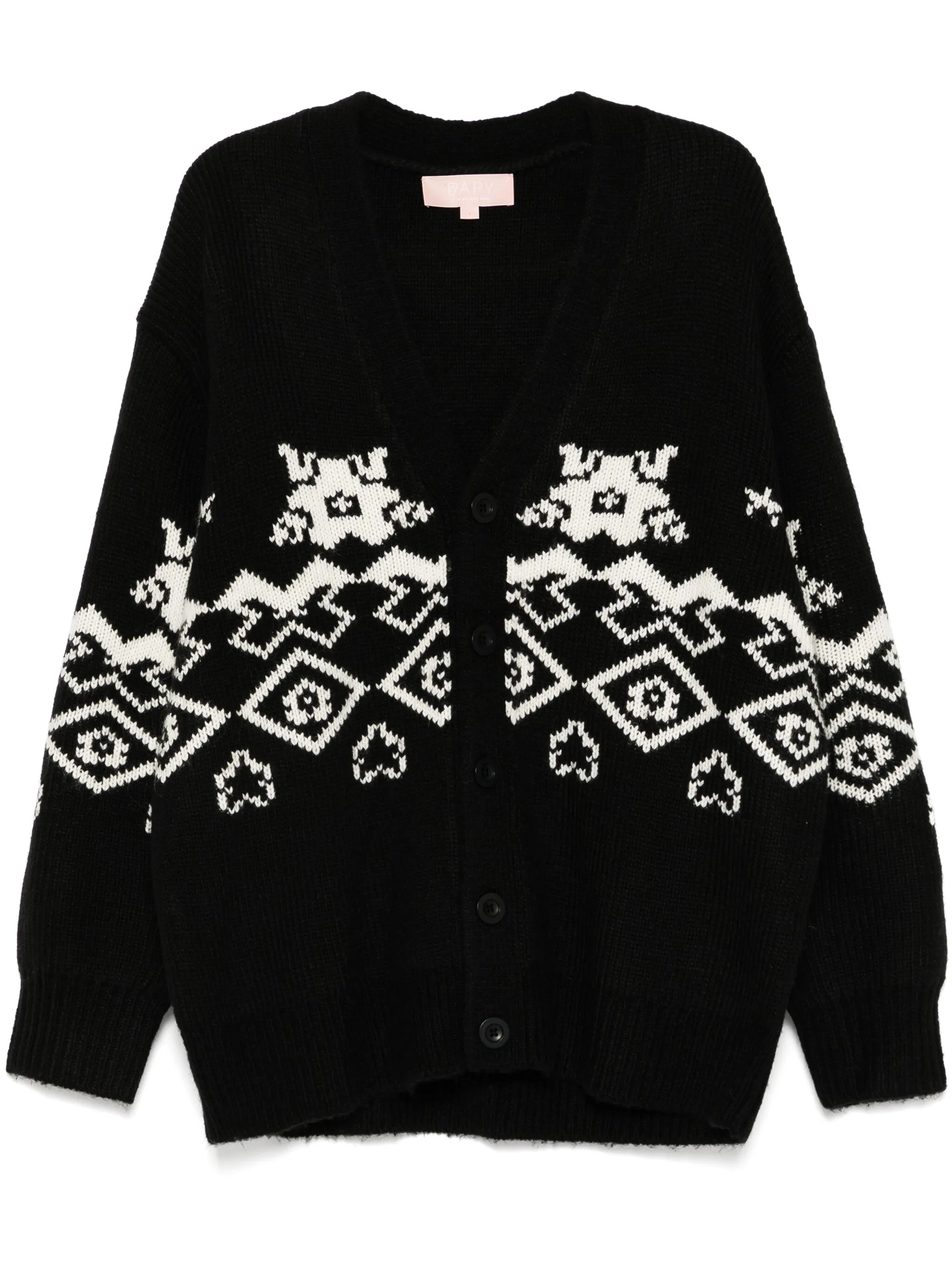 Кардиган вязки интарсия Bapy By A Bathing Ape, черный
Кардиган вязки интарсия Bapy By A Bathing Ape, черный